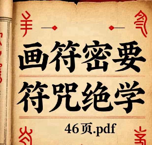 251112符咒绝学 画符密要插图 251112符咒绝学 画符密要插图