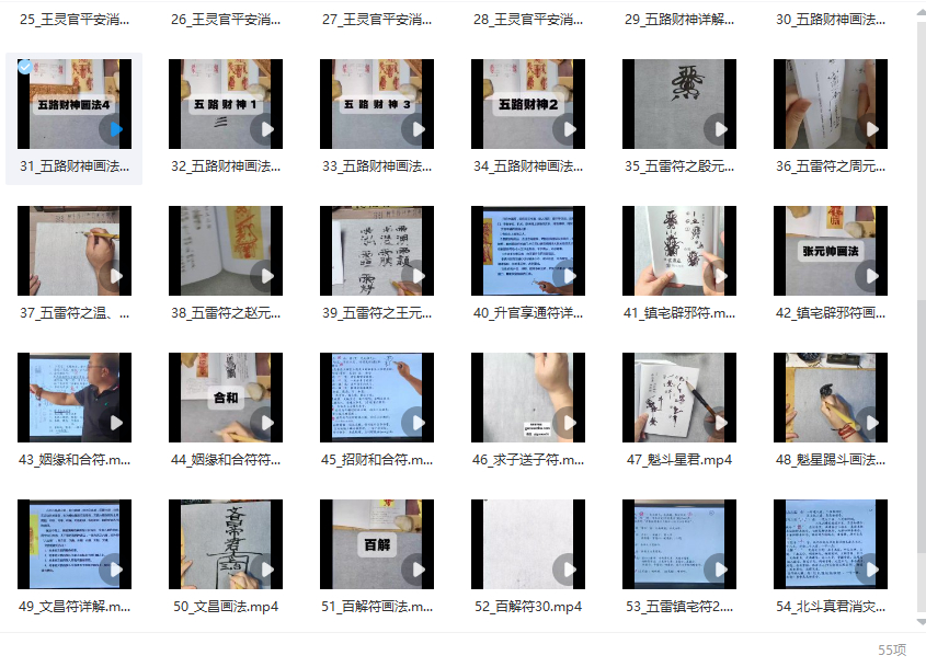 251209胡新江天师符箓秘法课程 56集视频Y易晟插图 251209胡新江天师符箓秘法课程 56集视频Y易晟插图