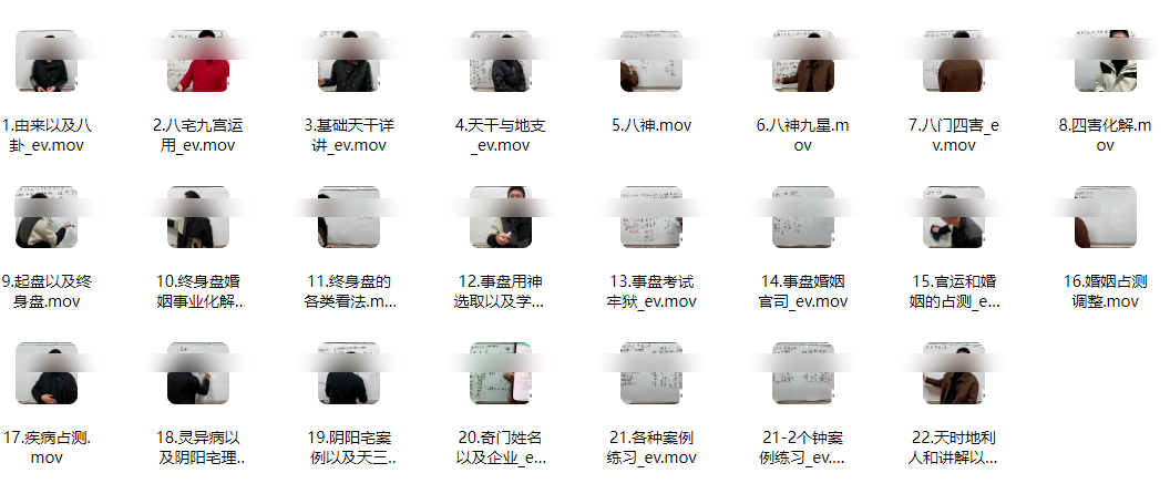 260129丁晟轩《奇门遁甲第五期》教学视频23集，每集时长2小时左右Y插图