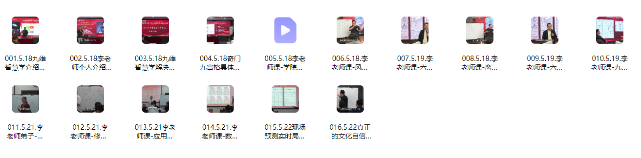 2604326 李志强（北大证书班）北京大学九维智慧高级研修班视频16集Y插图