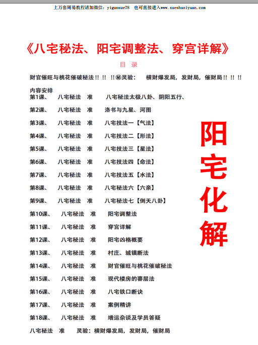 260619 无风道《八宅秘法·阳宅调理·穿宫详解》341页Y插图