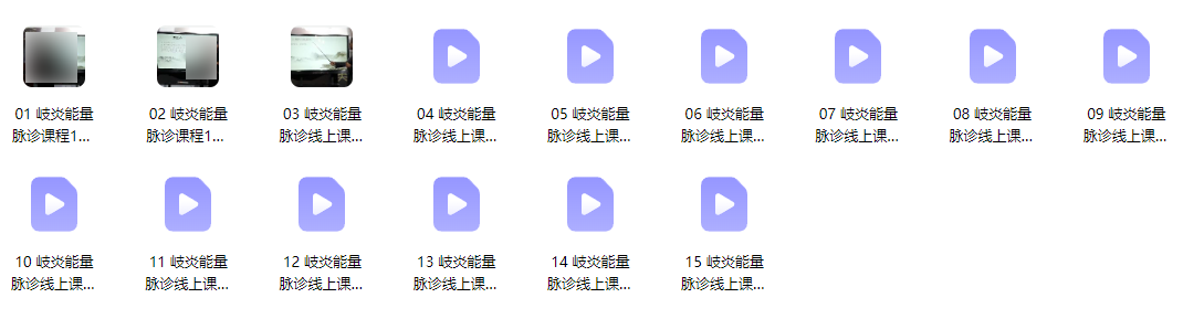 2608125 神算子脉诊 岐炎能量脉诊 15集插图 2608125 神算子脉诊 岐炎能量脉诊 15集插图