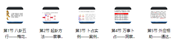 261037孔谙   梅花易数视频5集Y插图