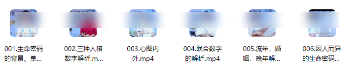 261040吕老师 生命密码解析师(完结）6集视频插图