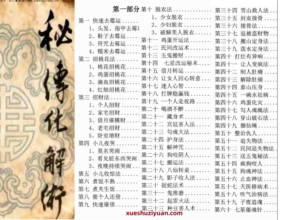 261042秘传化解术 各种秘术与化解 176页电子版Y插图 261042秘传化解术 各种秘术与化解 176页电子版Y插图