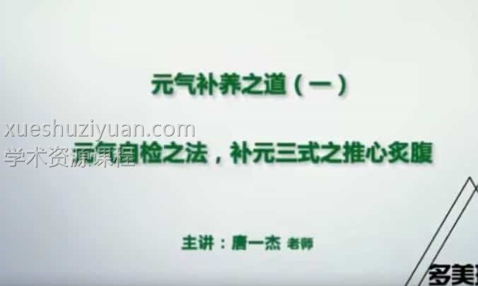 添油接命与补养之道元气检查秘法养生视频教程修真4集插图