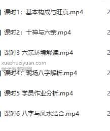 正藩堂四柱八字视频课程6集2015年12月百度盘插图
