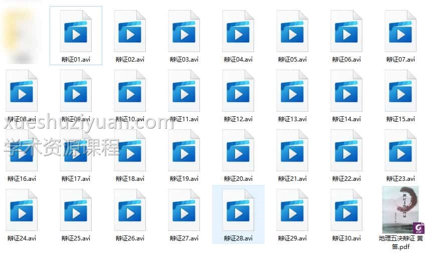 黄笛地理五决辩证视频合集+文档插图1
