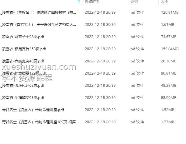 凌雪衣-南传子平弟子班6本绝密内部八字资料插图1 凌雪衣-南传子平弟子班6本绝密内部八字资料插图1