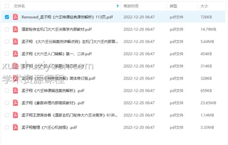 孟子翔-道家玄机门六壬书籍9本合集插图