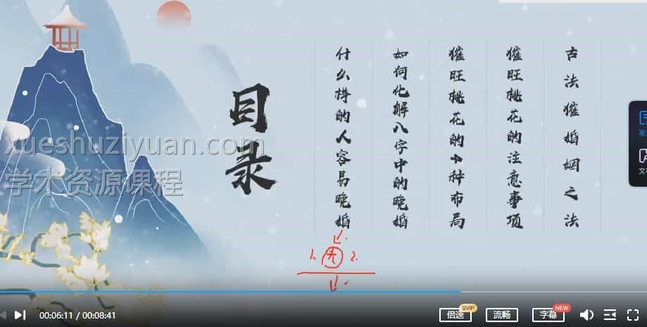 司天喜催桃花视频7集 司天喜催桃花运风水布局百度网盘下载插图1