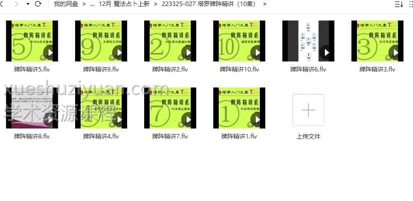塔罗牌阵精讲（10集）插图