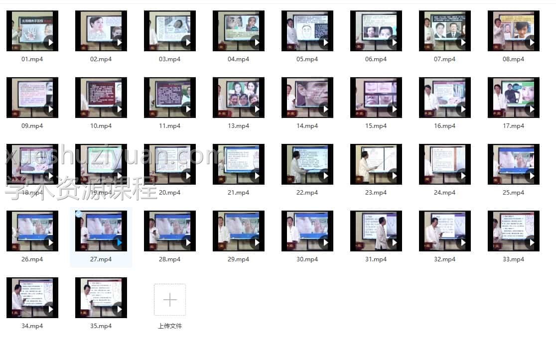 曲炜 实用精典手相、面相培训班高清视频35集，15个小时插图1