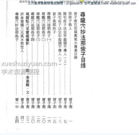曾子南 寻龙穴妙法那些子  .pdf插图