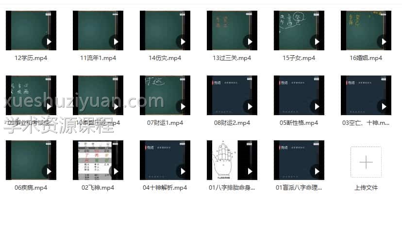 净安堂 秘传盲派八字视频录像17集  净安堂盲派八字教学资料插图
