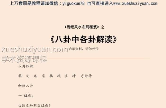 八卦中各卦解读.pdf插图