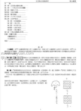 玄空风水高级教材插图 玄空风水高级教材插图