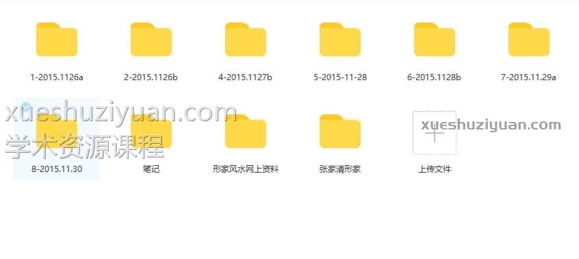 张家清形家风水教学视频+课堂讲义插图1