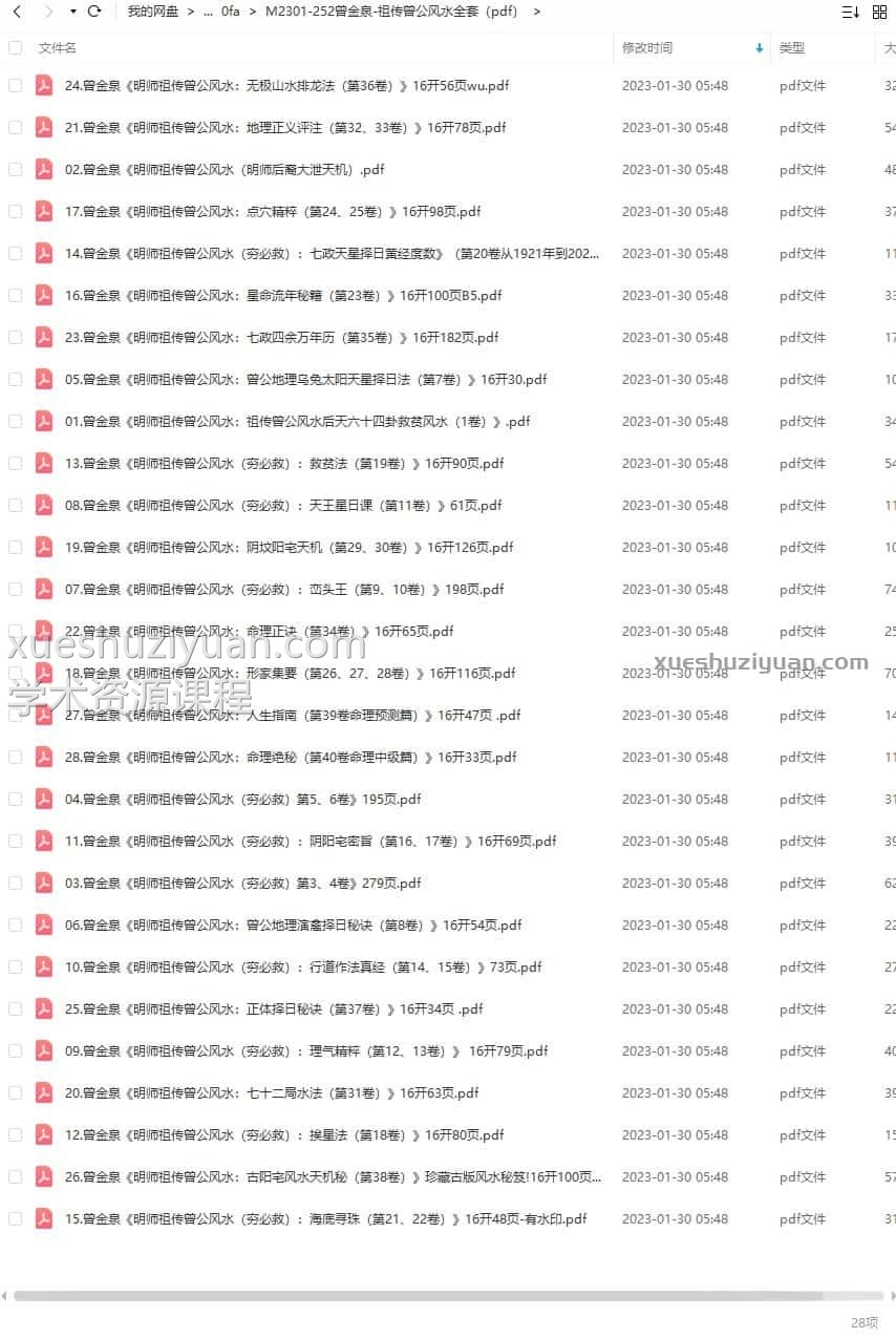 曾金泉 祖传曾公风水全套（pdf）28本40卷.pdf 曾金泉风水家藏插图1