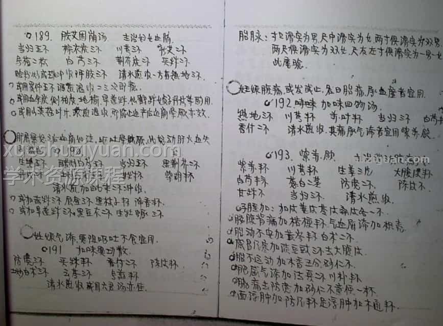 独家发布1960-1964年绝版手抄真实秘方偏方插图