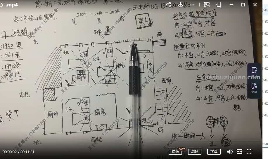 海南王老师三元纳气班五课全+案例+视频插图