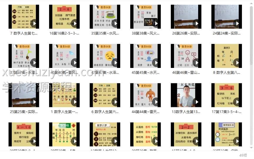 最新高价引进天承钰老师易数奇缘49集视频课程插图1