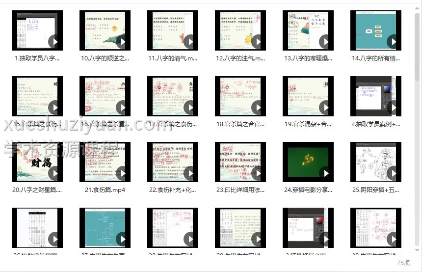 2023年盲派京南弟子最新课程75集视频大全集京南道人插图1