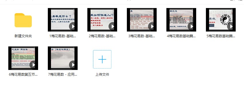 易熵戊阳第一期弟子班梅花易数 课程视频7集+课件pdf插图