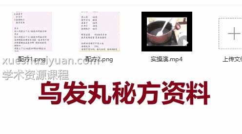 乌发丸秘方资料插图