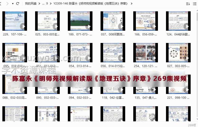 陈富永《明师苑视频解读版《地理五诀》序章》269集视频插图
