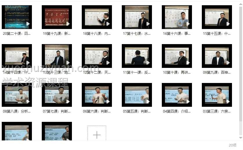 李极泉新派八字基础理论20集视频合集插图