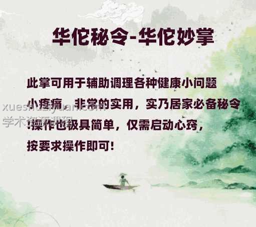 华佗妙掌 一个文档+音频口封插图