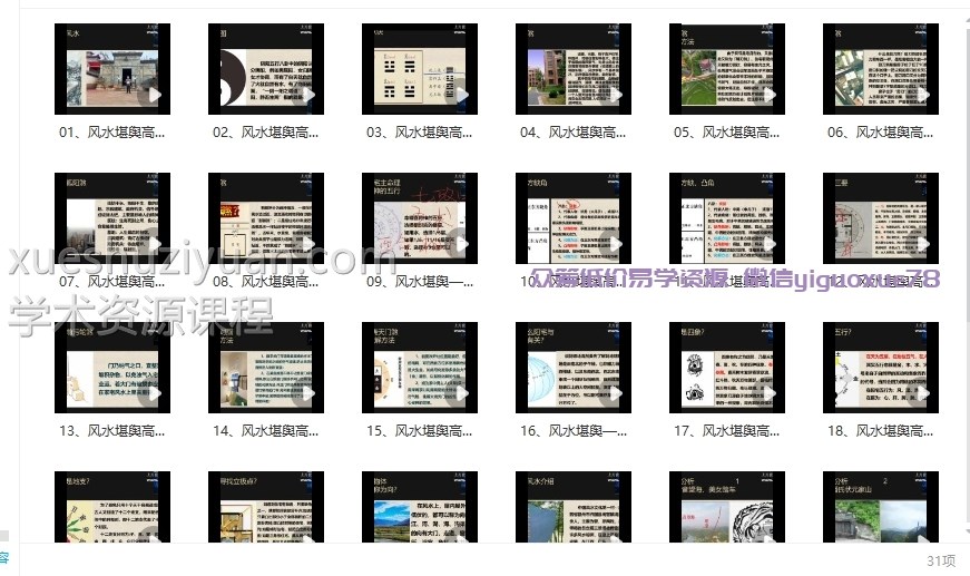 风水堪舆高级班》31集视频课程插图