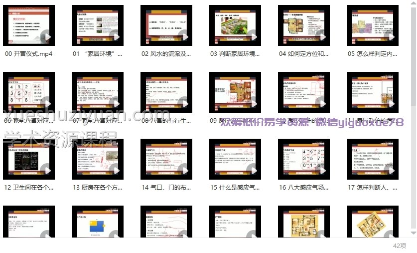 何曼宁 家宅解读实战营视频42集插图