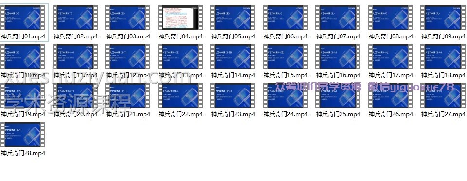 最新引进 吕文艺《神兵奇门》28集，70多个小时视频插图