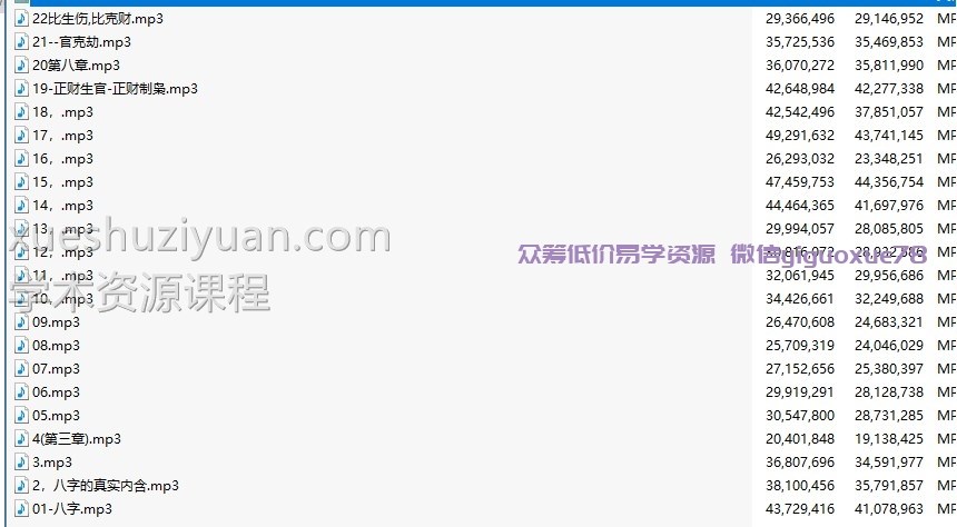 朱辰彬讲解八字音频文件合集插图3