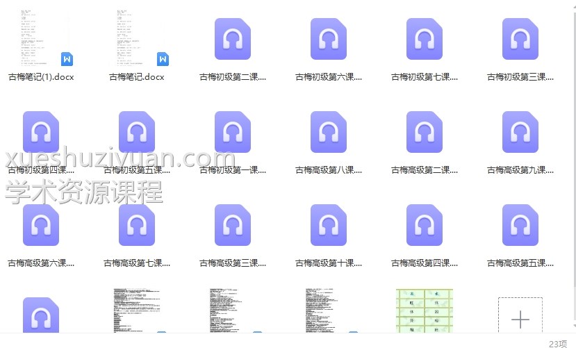苗老师古梅花易数培训进阶课程音频讲义 含古梅初级+高级课程260元插图