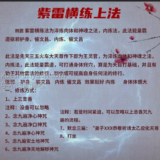 紫雷横练上法 韩震插图