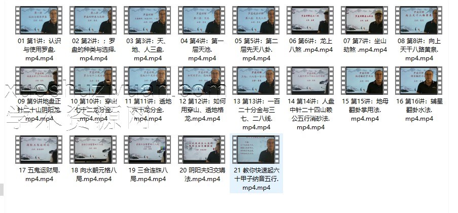易晟  罗盘使用教程21集视频插图