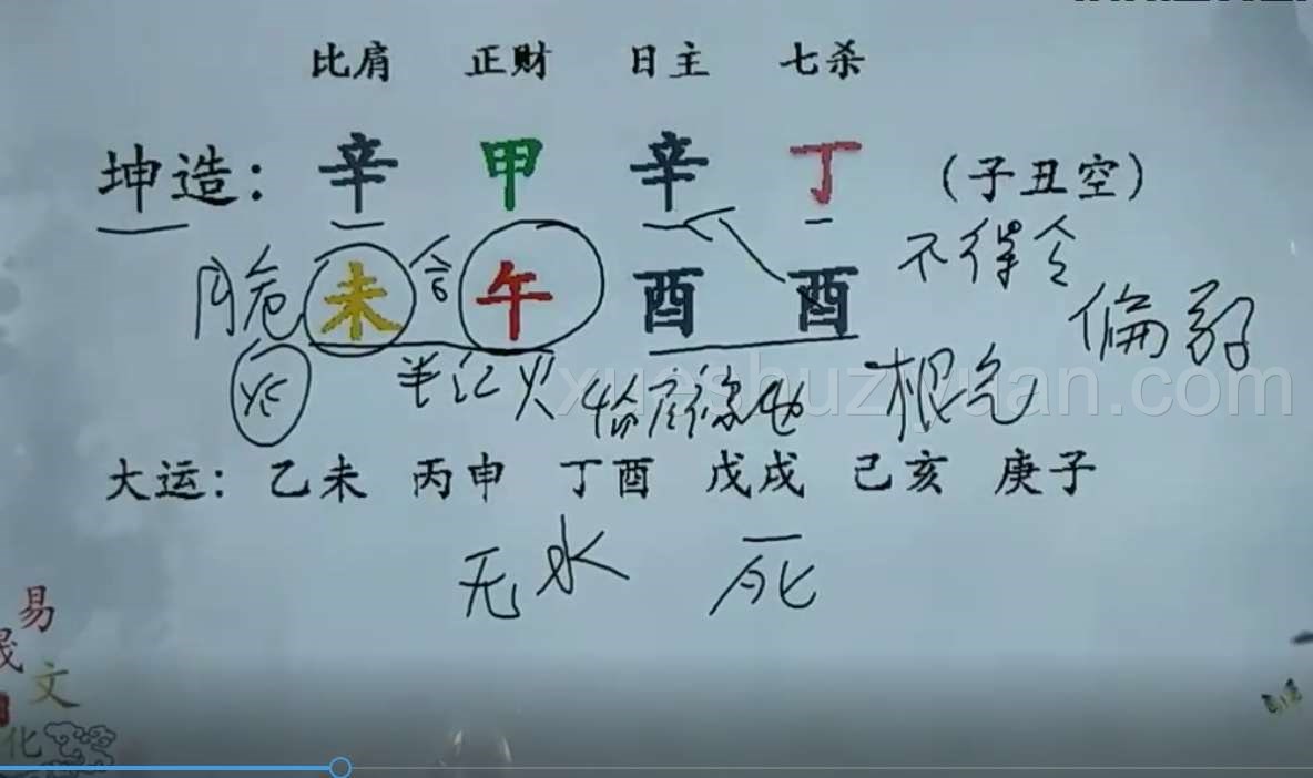 易晟八字初中高级视频课程77集插图